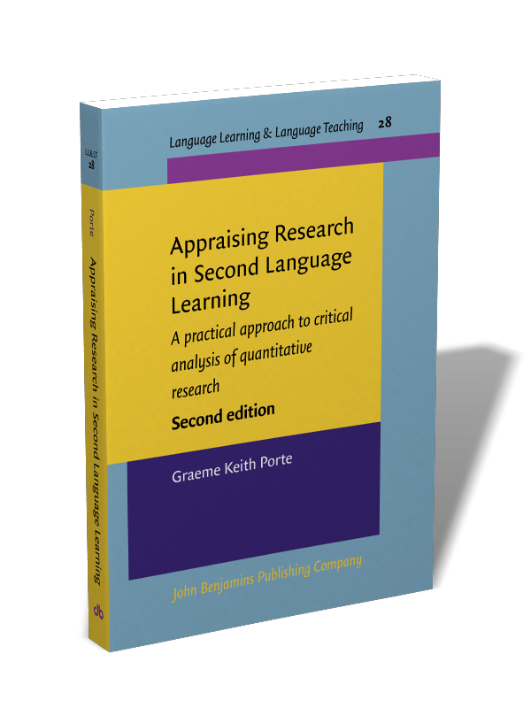 Portada libro Appraising Research in Second Language Learning