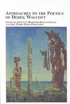 Portada libro approaches to the poetics of derek walcott