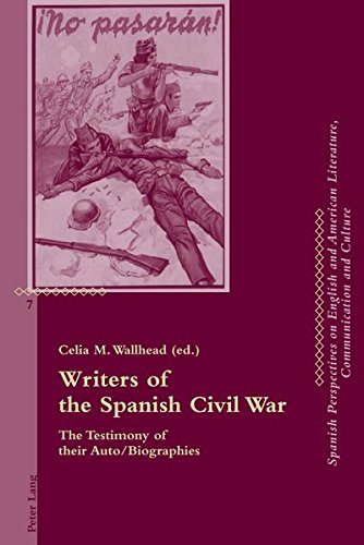 Portada libro Writers of Spanish Civil War