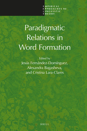 Porta libro Paradigmatic Relations in Word Formation