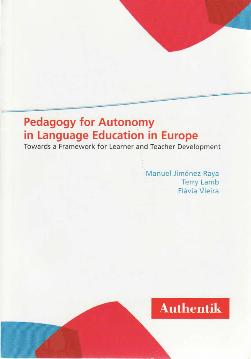 portada libro pedagogy for learner autonomy